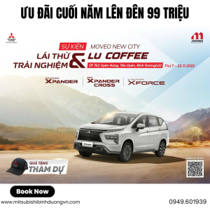 🚗 SỰ KiỆn LÁi ThỬ Mitsubishi – Movevo New City BÌnh DƯƠng